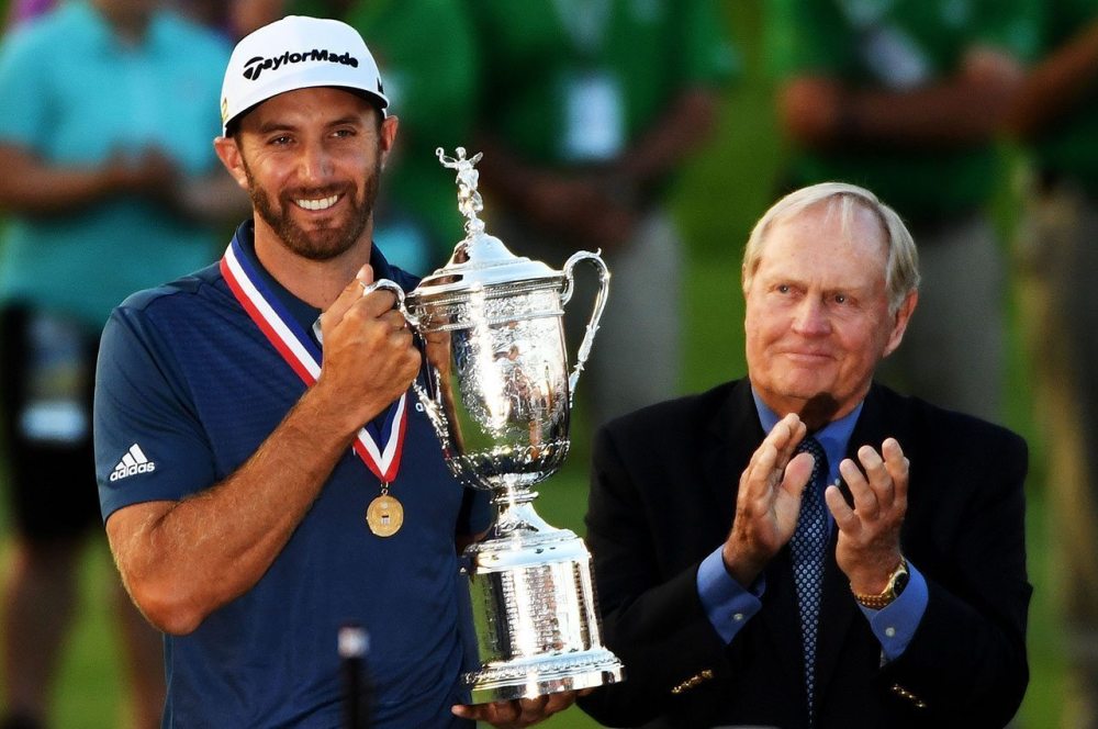 Dustin Johnson captured his first major title with a three-shot win at the 2016 U.S. Open.