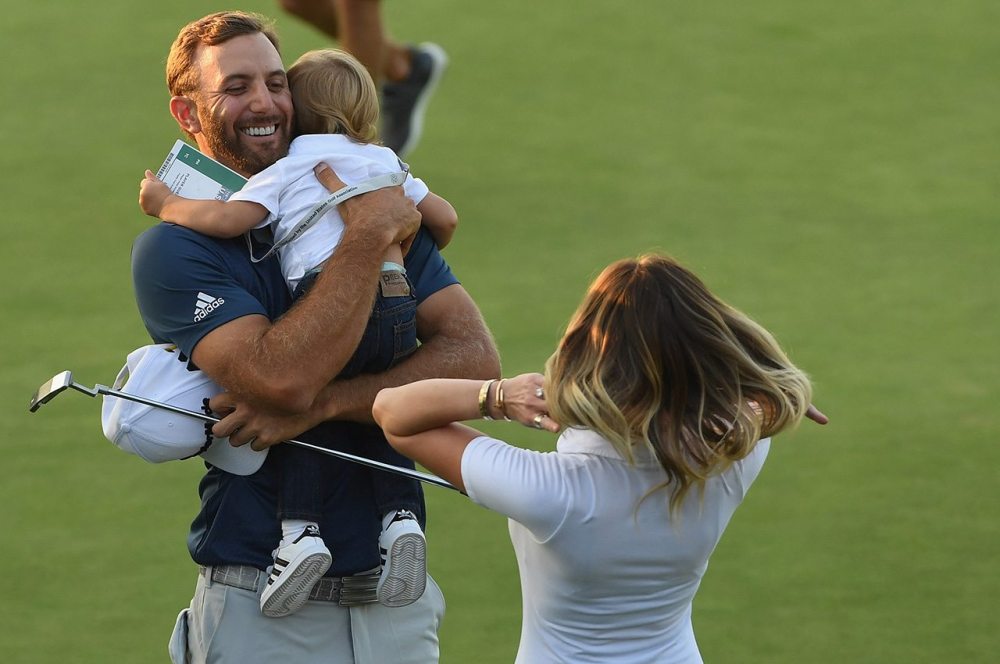 Dustin Johnson earned his first major championship title in winning the 2016 U.S. Open.