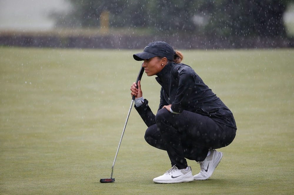 Cheyenne Woods during the second round of the KPMG Women's PGA Championship.