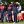 Dustin Johnson plays a shot during practice as teammate Matt Kuchar and vice captain Tiger Woods look on prior to the 2016 Ryder Cup.