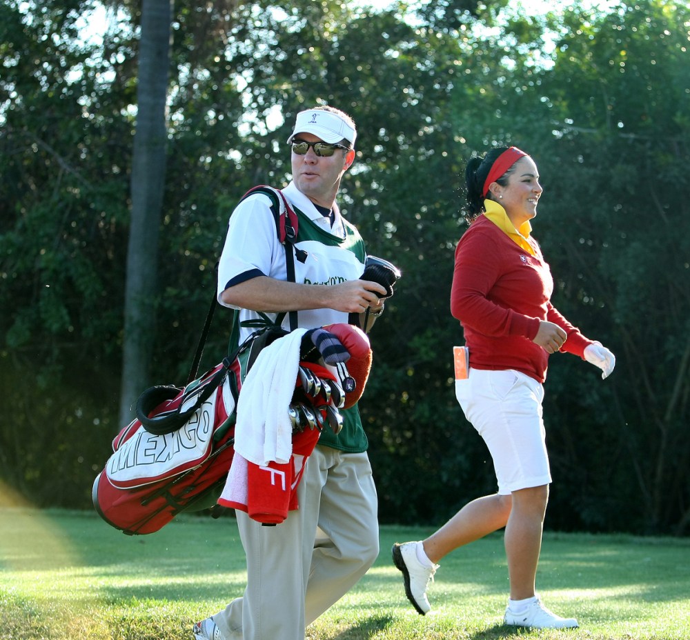 Mike Whan Lili Alvarez caddie