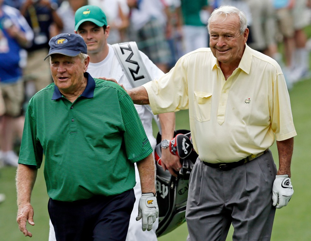 Jack Nicklaus and Arnold Palmer