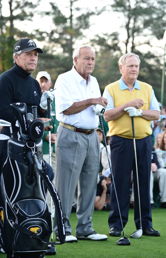 Arnold Palmer, Gary Player and Jack Nicklaus