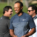Tiger Woods was all smiles after he made the cut on Friday. (Stan Badz/PGA TOUR)