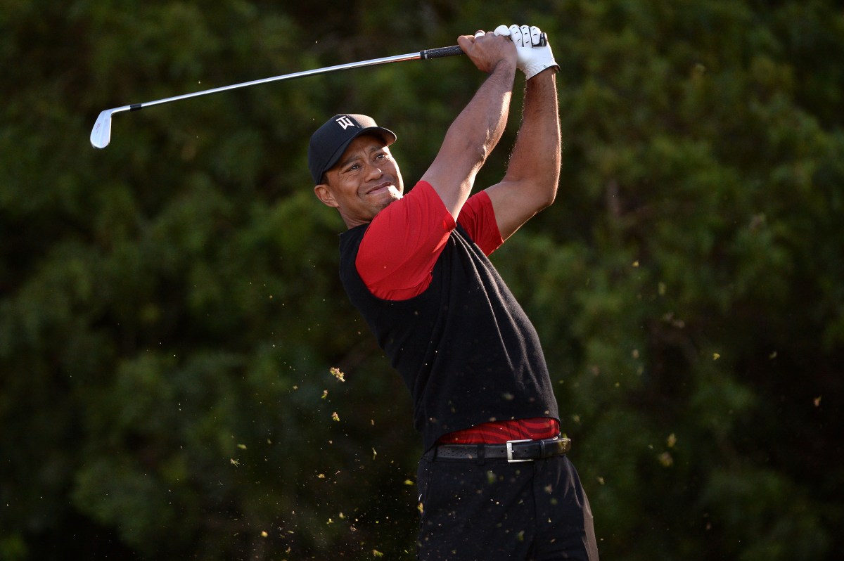 Tiger Woods said he was "very pleased" with his play during the Farmers Insurance Open this weekend. (Orlando Ramirez-USA TODAY Sports)