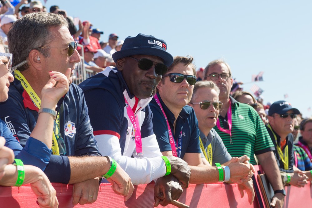 Ryder Cup celebrity fans