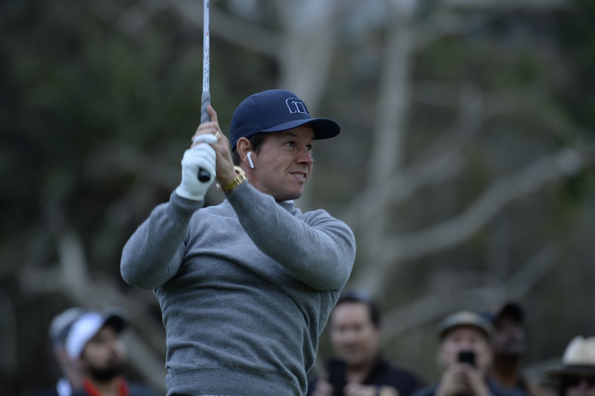 Mark Wahlberg continues to recover from the New England Patriots' loss in Super Bowl LII. Hopefully he was able to find some comfort at Riviera Country Club during the Genesis Open Pro-Am. (TGR Live/JD Cuban.)