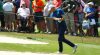 Apr 6, 2018; Augusta, GA, USA; Jordan Spieth reacts by swinging his club after hitting into a bunker on the 7th hole during the second round of the Masters golf tournament at Augusta National Golf Club. Mandatory Credit: Rob Schumacher-USA TODAY Sports