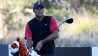 LAS VEGAS, NV - NOVEMBER 23: Tiger Woods reacts during The Match: Tiger vs Phil at Shadow Creek Golf Course on November 23, 2018 in Las Vegas, Nevada. (Photo by Harry How/Getty Images for The Match)