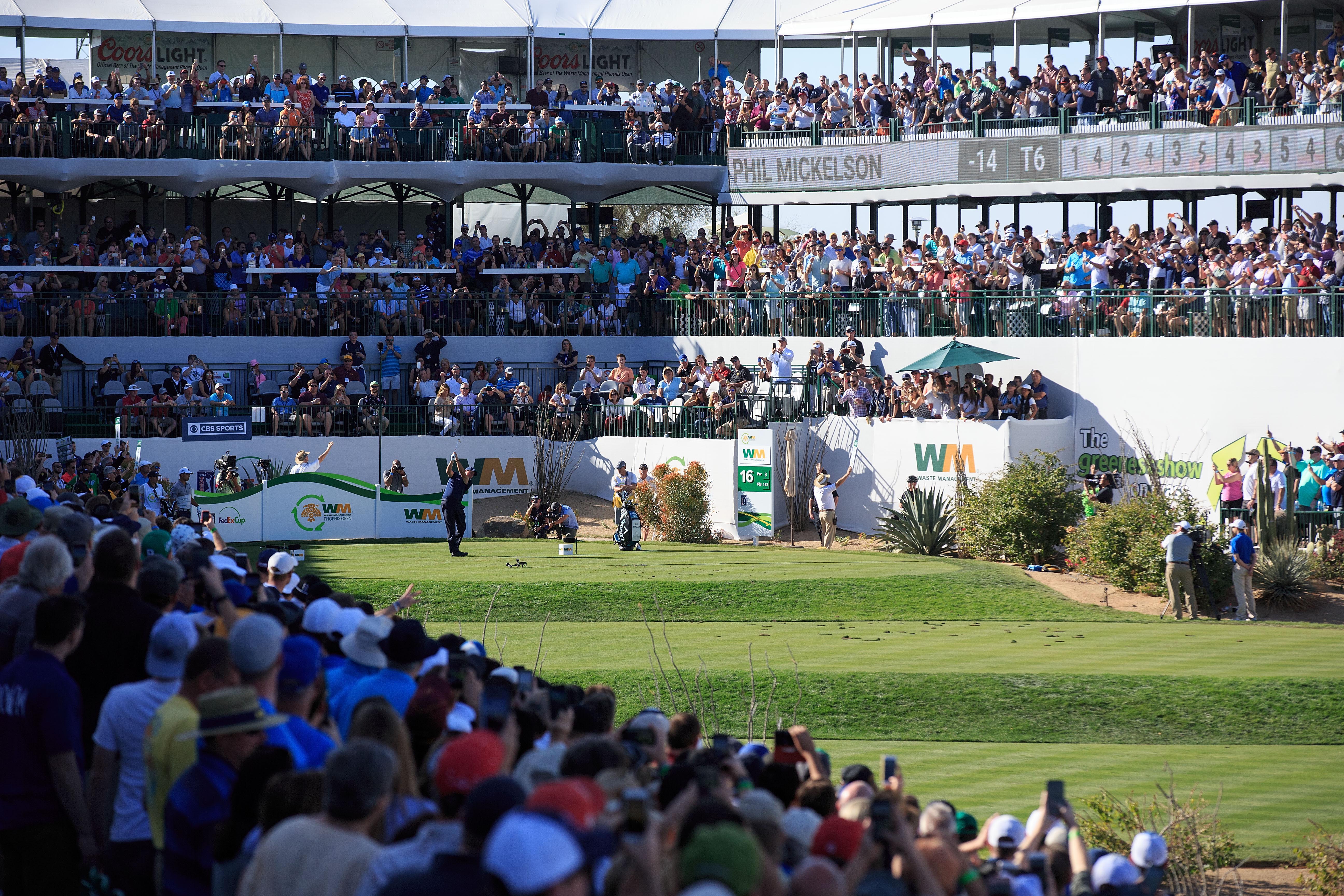16th hole Waste Management Phoenix Open