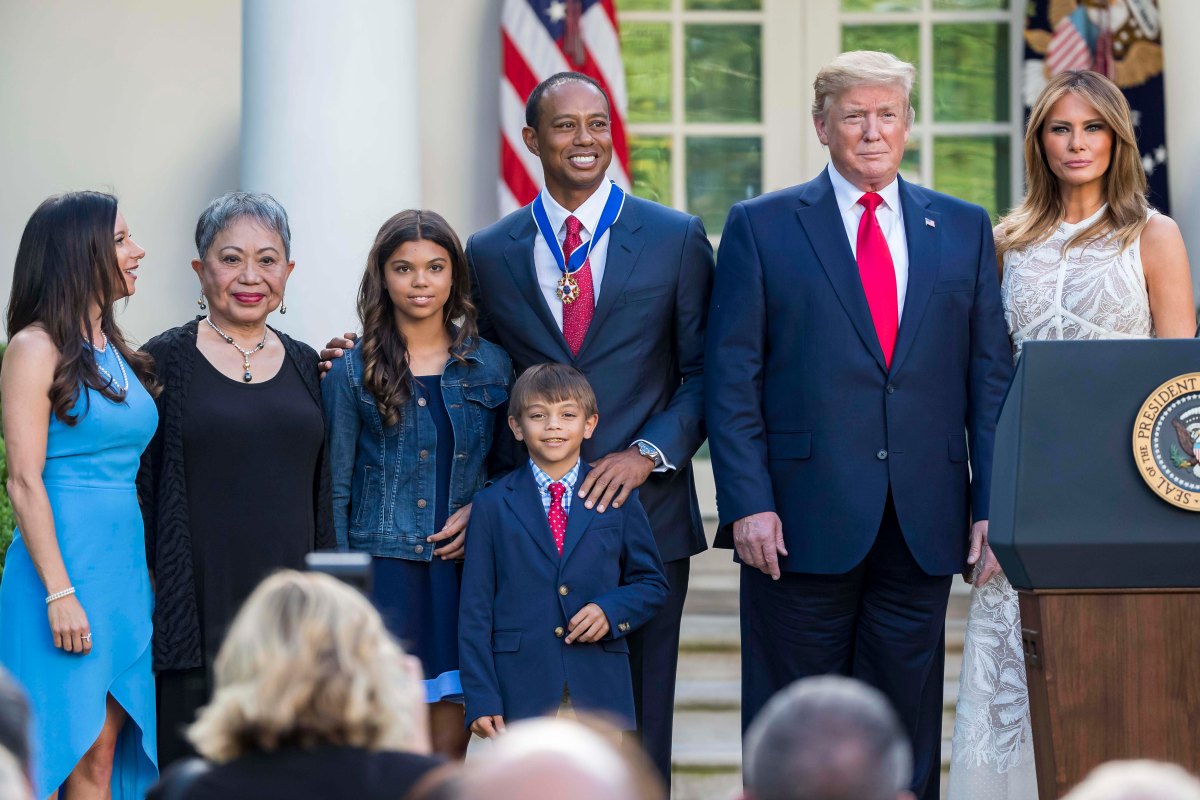 Tiger Woods Presidential Medal of Freedom Ceremony