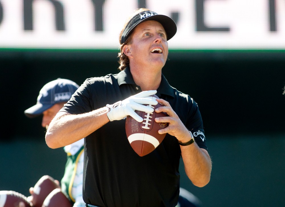 Phil Mickelson football