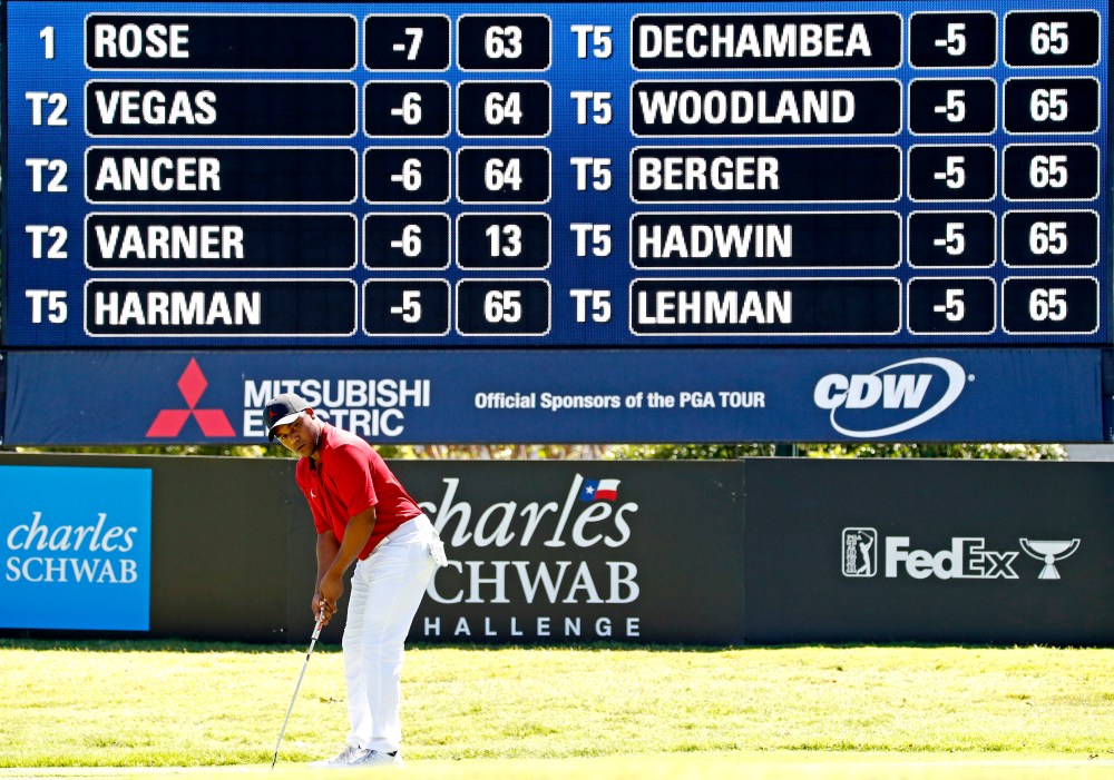 PGA: Charles Schwab Challenge - First Round