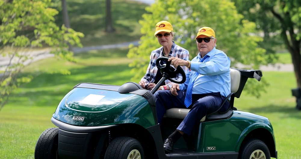 Jack Nicklaus and his wife Barbara