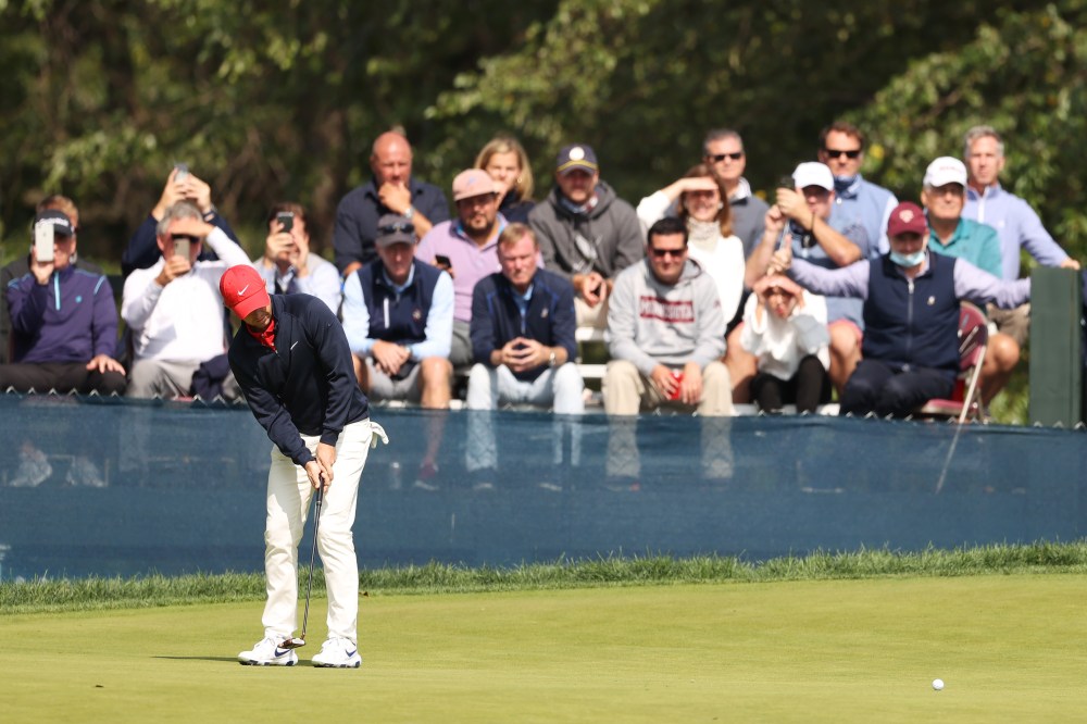 Fans at the U.S. Open