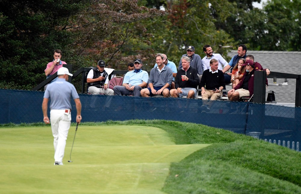 Fans at the U.S. Open