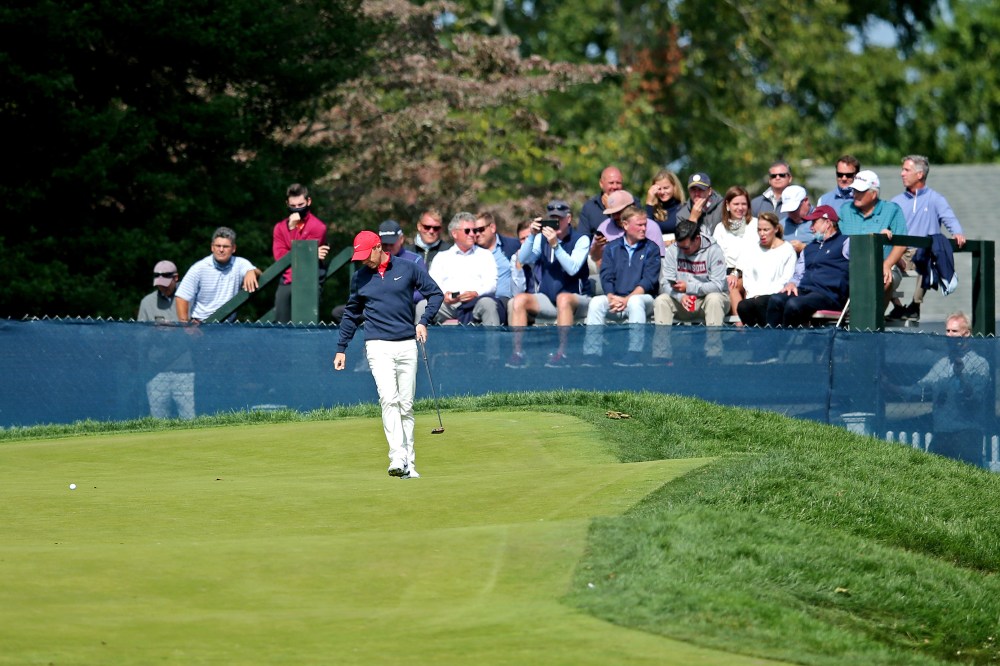 Fans at the U.S. Open
