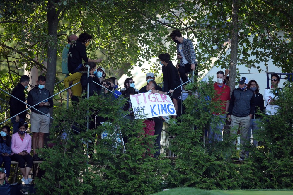 Fans at the U.S. Open