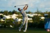 Brendon Todd plays his shot from the tenth tee during the first round of the Bermuda Championship at Port Royal Golf Course on October 29, 2020 in Southampton, Bermuda