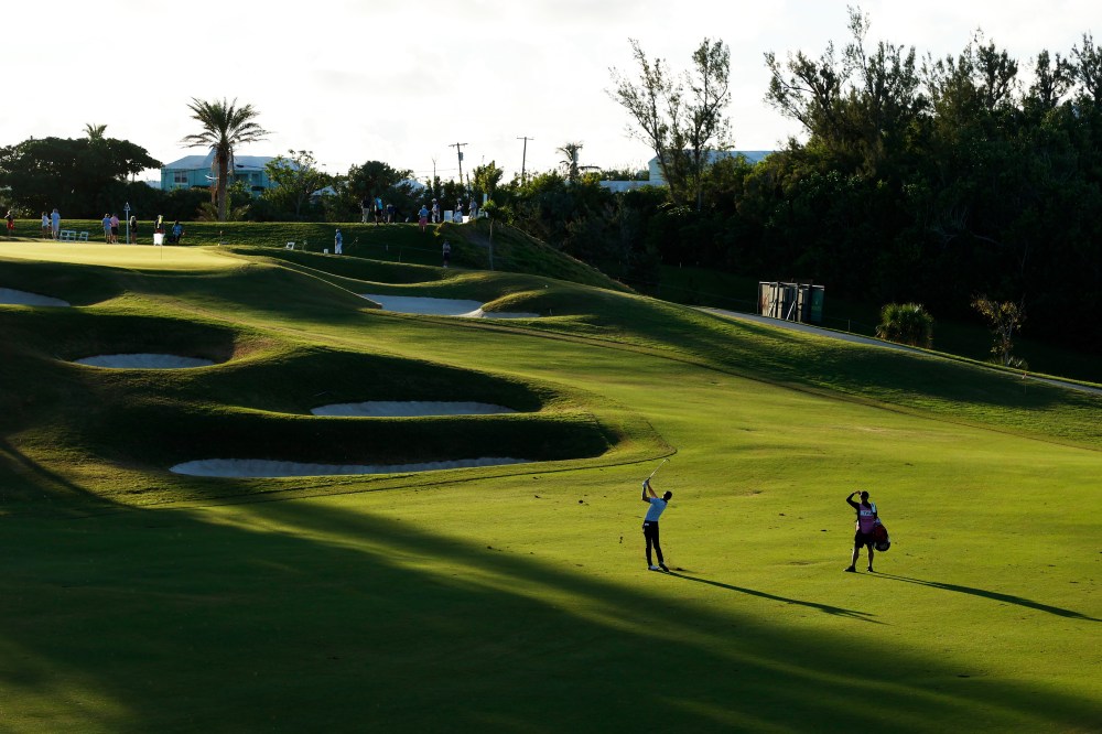Kevin Tway during the first round of the Bermuda Championship at Port Royal Golf Course on October 29, 2020 in Southampton, Bermuda