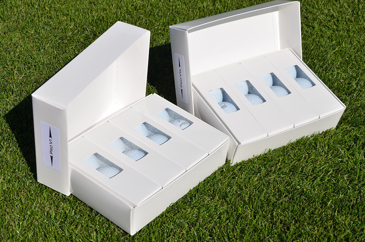 Titleist Pro V1 and Pro V1x prototype balls