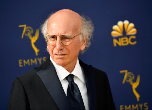 Larry David attends the 70th Emmy Awards at Microsoft Theater on September 17, 2018 in Los Angeles, California