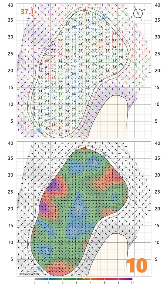 Puttview yardage book for TPC Sawgrass