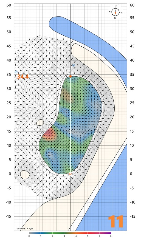 Puttview yardage book for TPC Sawgrass
