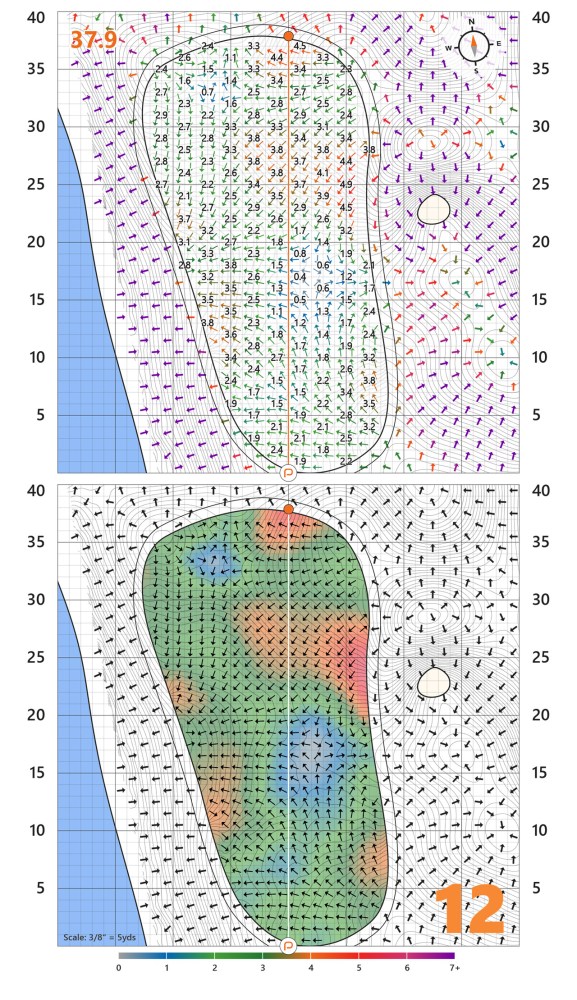 Puttview yardage book for TPC Sawgrass
