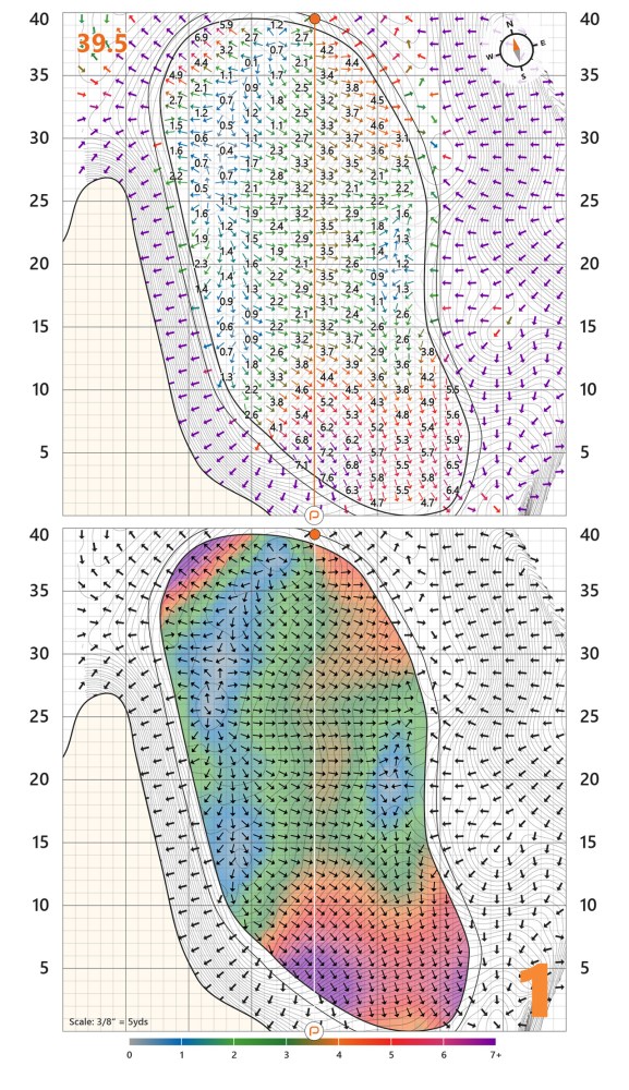 Puttview yardage book for TPC Sawgrass