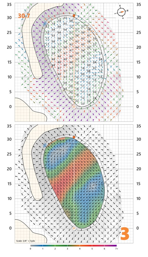 Puttview yardage book for TPC Sawgrass