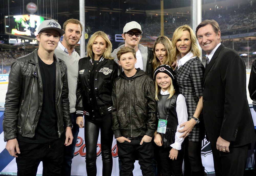 Dustin Johnson and Wayne Gretzky