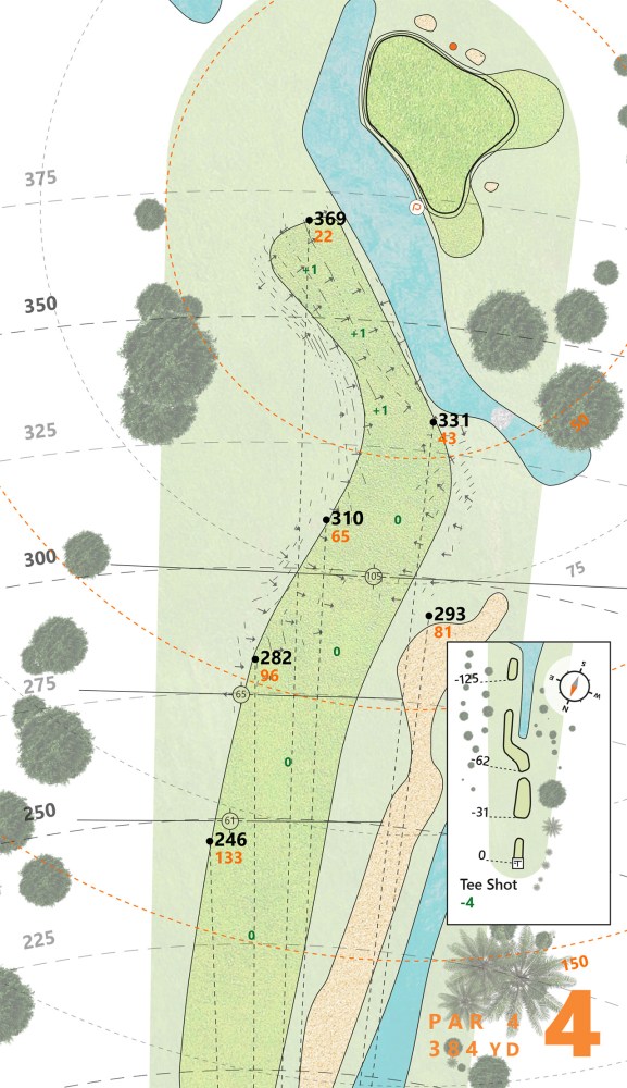 Puttview yardage book for TPC Sawgrass