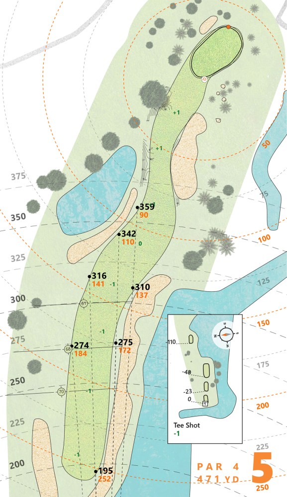 Puttview yardage book for TPC Sawgrass