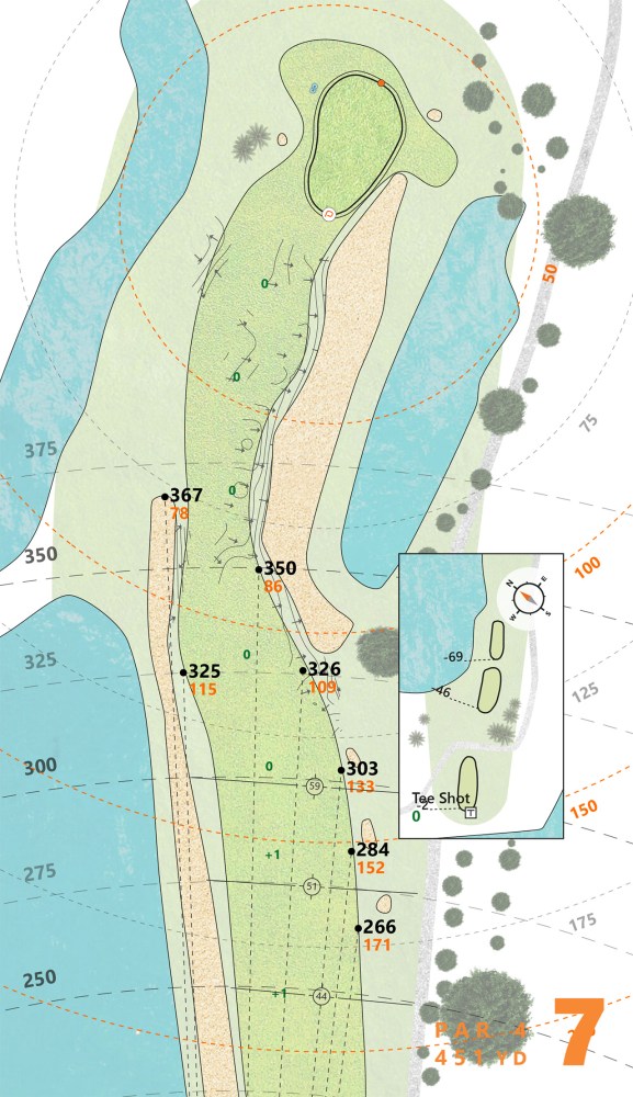 Puttview yardage book for TPC Sawgrass