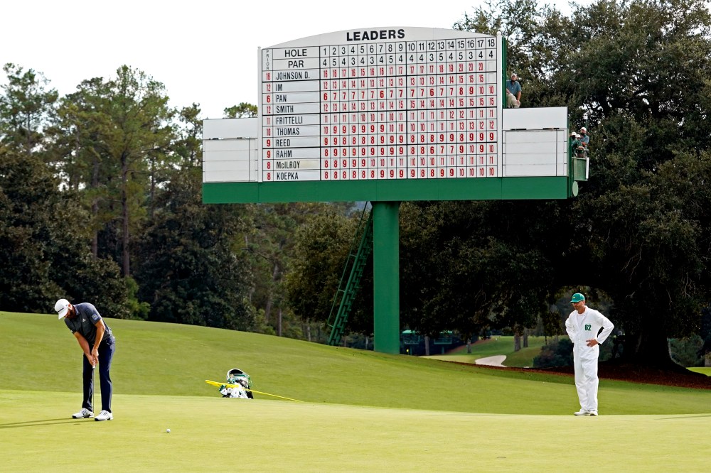 Dustin Johnson 2020 Masters