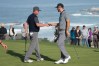 Dustin Johnson and Wayne Gretzky