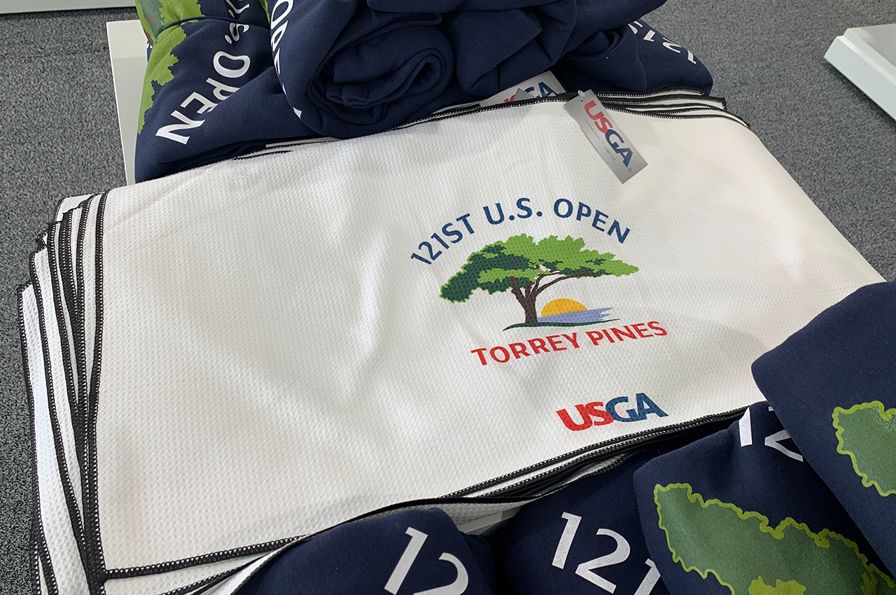 2021 U.S. Open golf towels