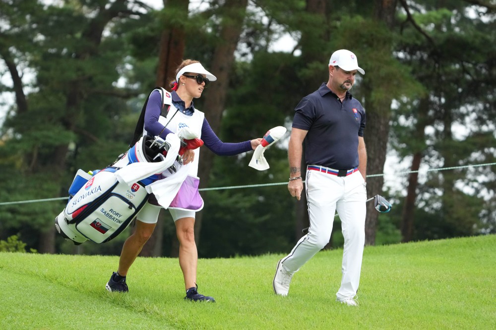 Female caddie