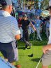 Tiger Woods and Charlie at 2021 PNC Championship