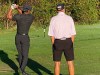 Tiger Woods and Charlie at 2021 PNC Championship