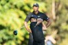 Tiger Woods and Charlie at 2021 PNC Championship