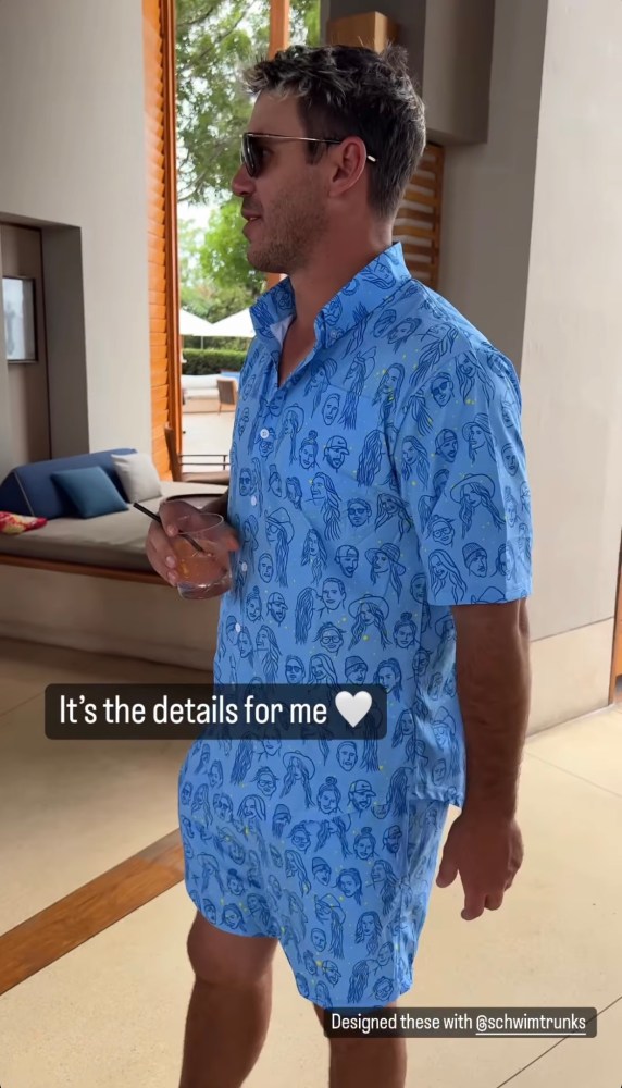 Brooks Koepka wearing a couple inspired matching set.