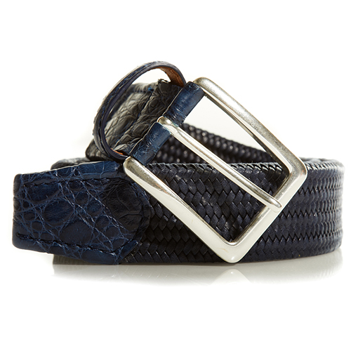 Stitch Braided Gator Belt