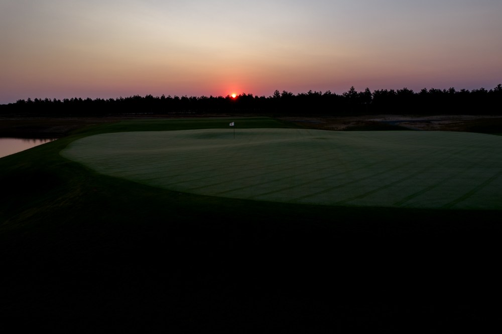 Sand Valley Lido during grow-in