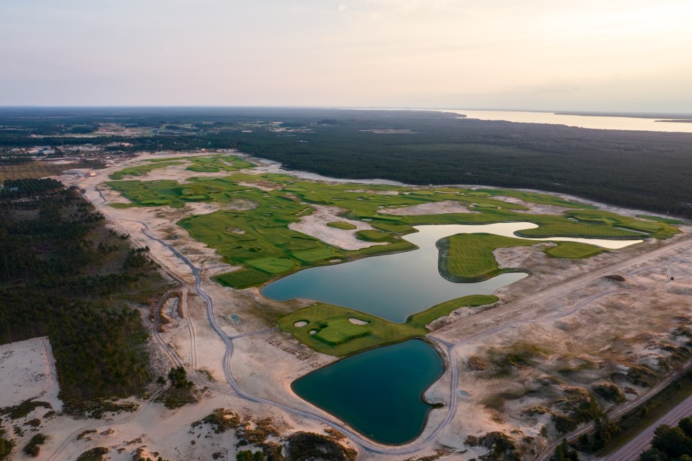 Sand Valley Lido during grow-in