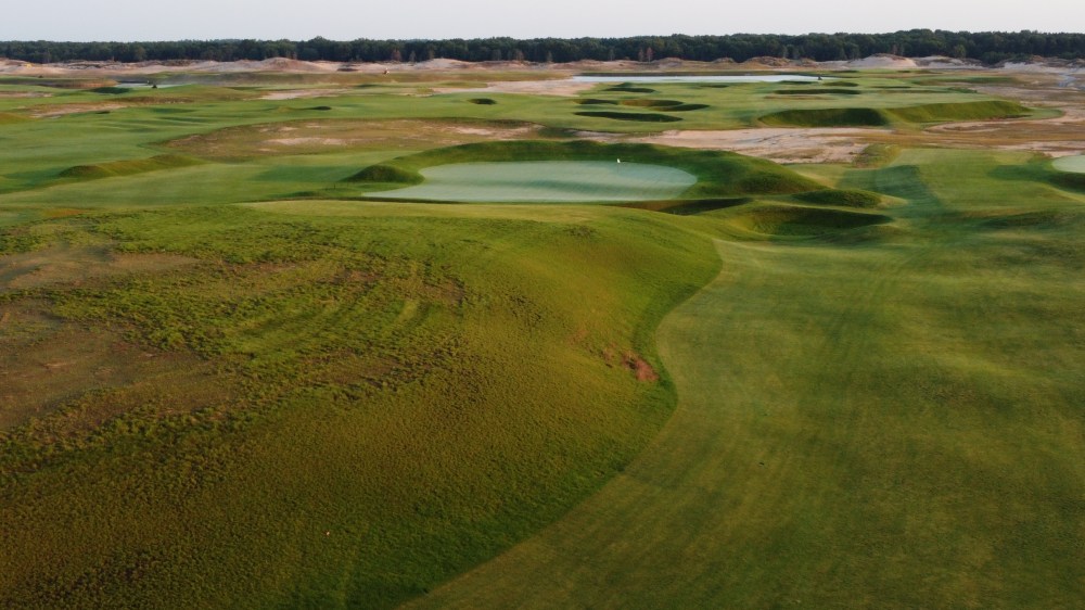 Sand Valley Lido during grow-in