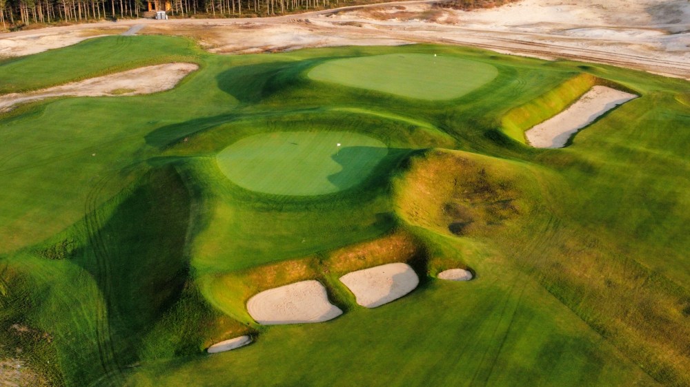 Sand Valley Lido during grow-in