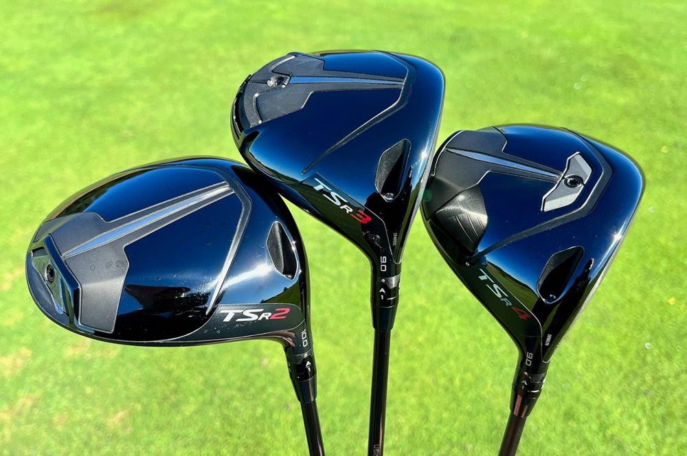 Titleist TSR2, TSR3 and TSR4 drivers