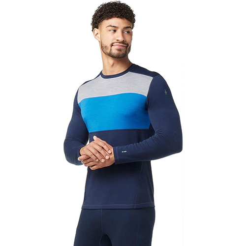 Smartwool - Classic Thermal Merino Base Layer Colorblock Crew